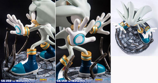 Various Angle Silver Statue Photos