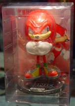 Knuckles statue in packaging