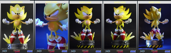 Super Sonic Classic 15 inch resin statue