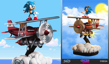 Tornado Airplane Scene Statue