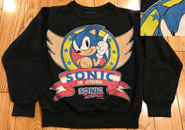 Glittery Big Classic Wing Ring Sweat Shirt