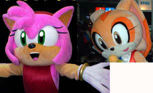 Cream & Amy Costume Faces