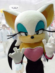 Rouge the Bat Suit Close Up Face