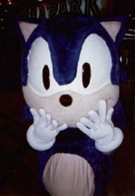 Old-skool wrinkly mascot