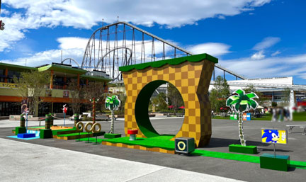 Fuji Q Highland Park Sonic Square
