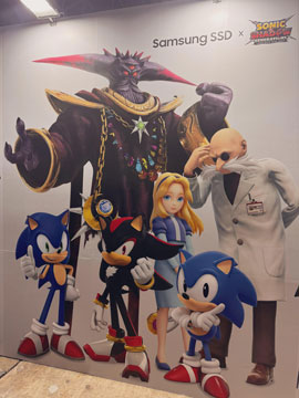 Sonic Shadow Generations Samsung Poster Wall Ad