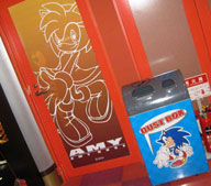Amy Door & Sonic Trash Can