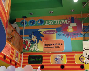 Segaworld Japan Exciting Wall