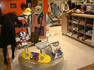So many displays of greatness! Shirts, pants, skateboard hats!