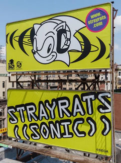 Billboard Stray Rats China Town New York