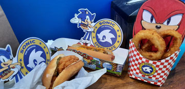 Sonic Speed Cafe Foods Boxes