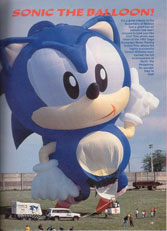 Hot Air Balloon Sonic 1 Finger Shape