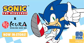 Kura Sushi Ad Small Sonic Card