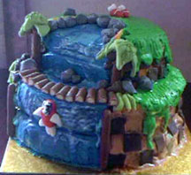 Green Hill Zone Event Cake