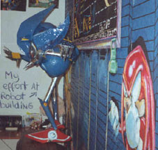 Metal Sonic Wall Sculpture