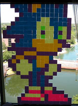 Window Sticking Note Art