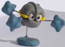 Star Pointer Badnik Clay Figure
