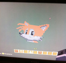 Minecraft Virtual Fan Pixel Tails
