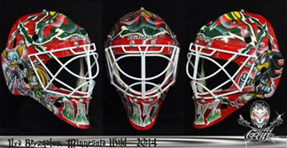 Minnesota Wild Ilya Bryzgalov Helmet