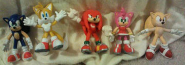 Super Sonic Customized Bendy Figure