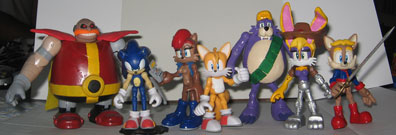 SatAm Cast Fan Figure Group