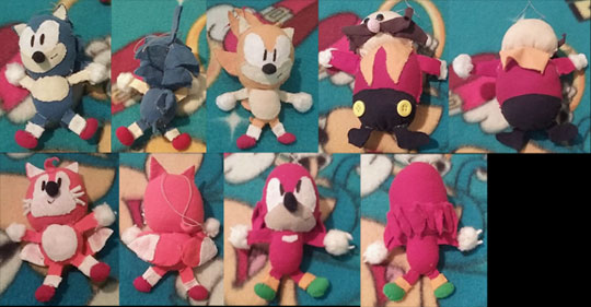Tiny Fan Plush Set 5 Characters
