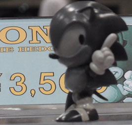 Mini Figure Gray Classic Sonic