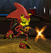 Red Metal Sonic Skin Model
