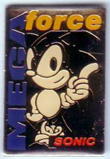 Mega Force Sonic Pin Rectangle