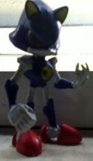 Gacha metal Sonic figure