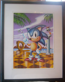 Classic Art Framed Original Airbrush