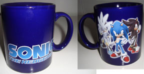 Sonic 360 Themed 3 Hedgehog Mug