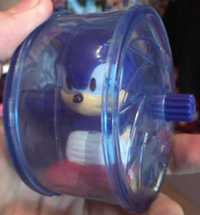 French Sonic meal toy spin wheel