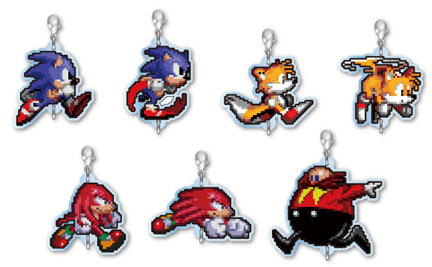 Acrylic Key Charms Set 7 60th Anniversary