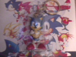 Card Art Crosseyed Sonic Figural Keychain