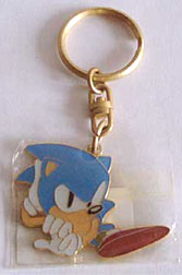 Impatient Sonic CD Metal Enamel Keychain