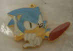 Laying Sonic Keychain Metal Enamel