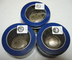 3 Sonic Pocket Watches metal cases