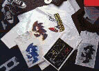 Shilloutte Classic Sonic Shirts mess display