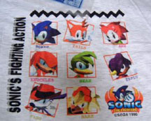 Sonics Fighting Action Shirt Gray
