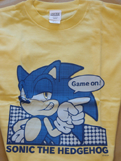 Game On Screentone Dots Sonic Yellow Tee