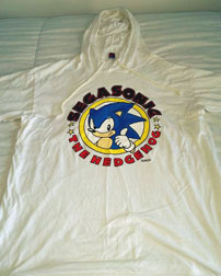 Hooded Tee Sonic Thumbs Up