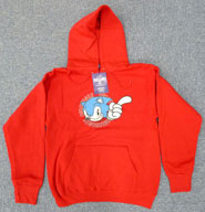 Red Segasonic Hoodie Sweat Shirt
