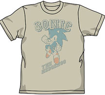 School Letter Style Sonic Fade Tee