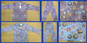 Purple Disk PJs Japan Set Sonic