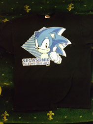 Segasonic Thumbs Up Black Tee