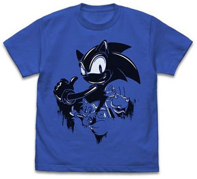 Wall Paint Blue Black Sonic Cospa Tee