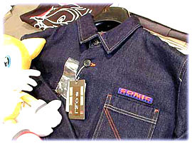 Sonic logo jean jacket & shirt