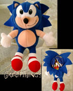 Sonic fold plush