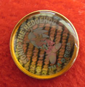 Bigfoot Doll Holo Button